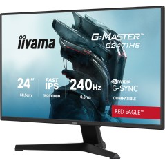 iiyama G-MASTER Red Eagle G2471HS-B1 24 Fast IPS 1920 x 1080 (Full HD) HDMI DisplayPort 240Hz